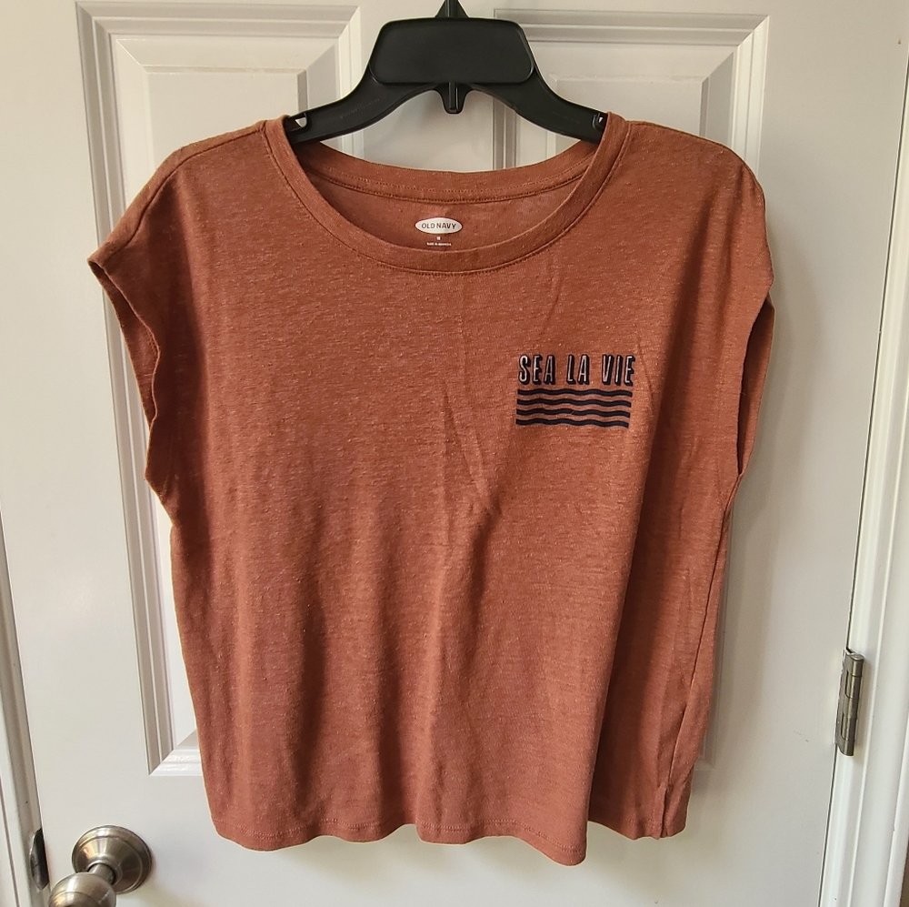 Old Navy Sea La Vie Women's Short Sleeve Tee Medium